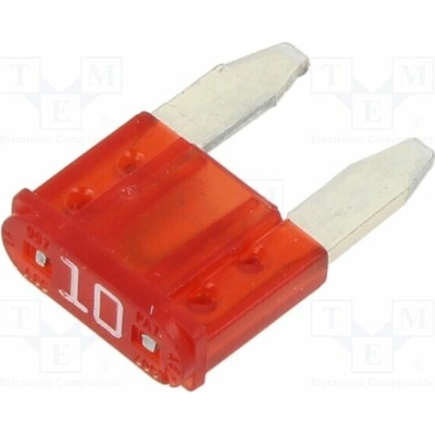 LITTELFUSE 0997010.WXN Pojistka: tavná; automobilová; 10A; 58VDC; 10,9mm; Mini; MINI