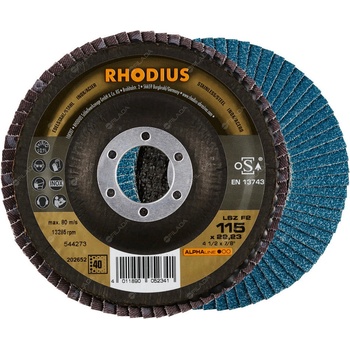 Rhodius Vějířovitý brusný kotouč 115 x 22.23 mm 209313 5 ks