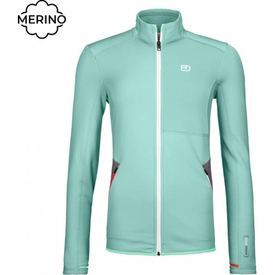 Ortovox dámská mikina FLEECE JACKET světle modrá