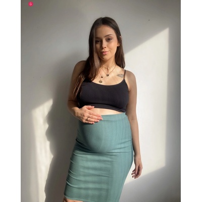 Tummy tehotenská sukňa Aqua
