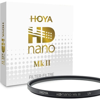 Image 1 of Hoya Филтър Hoya - HD nano MkII UV, 58mm (HO-UVHDN58II)