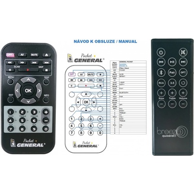 Dálkový ovladač General QUADRAL Breeze XL – Hledejceny.cz