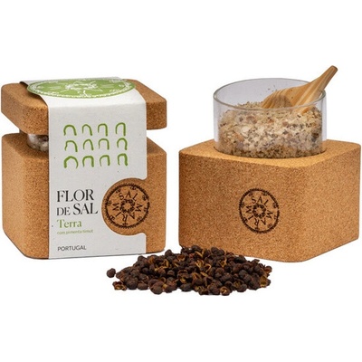 Salmarim edícia Elements TERRA Kvety morskej soli Flor de Sal s timutským korením v korku 50 g