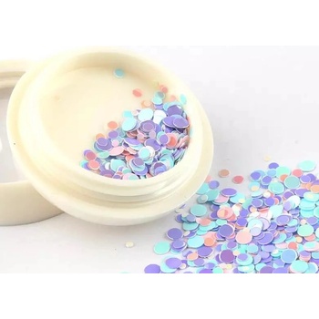 Конфети за декорация на нокти de2191, синьо и лилаво (de2191)