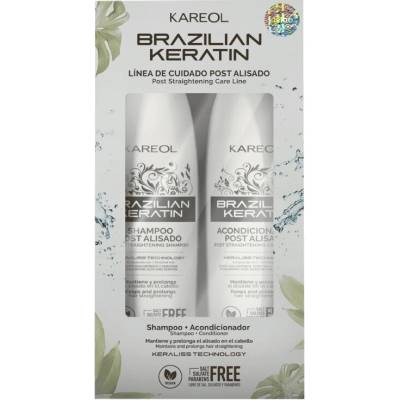 Kareol Brazilský vyhlazující keratinový šampon a kondicionér 2 x 300ml