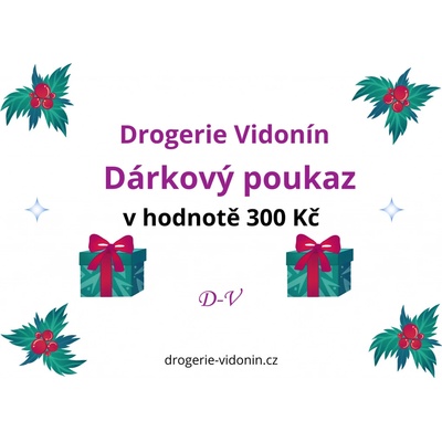 Drogerie Vidonín Dárkový poukaz 300 Kč