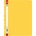 Папка PP с европерфорация Junior Жълт (1303041-02-3121Y-US-LW320)