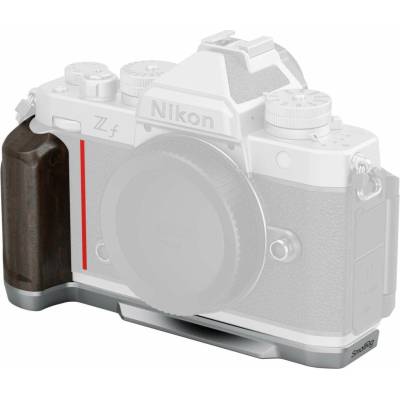 SmallRig L-Shaped Mount Plate with Wooden Handle for Nikon Z f Silver 5707