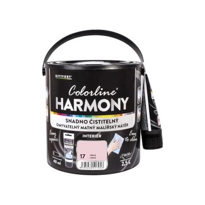 KITTFORT Colorline HARMONY 2,5 l růžová matná