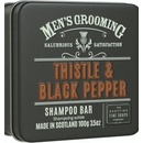 Scottish Fine Soaps Pánský tuhý šampon v plechu Černý pepř a ostropestřec 100 g