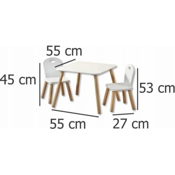 Kesper stůl s židlemi Scandi