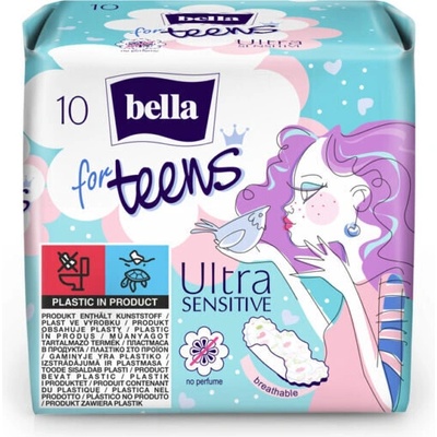 Bella Дамски превръзки Bella for Teens Ultra Sensitive 10бр (Т-211004)