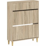 vidaXL Шкаф за обувки ARNHEM 78 x 24 x 103 см Инженерна дървесина (896657)
