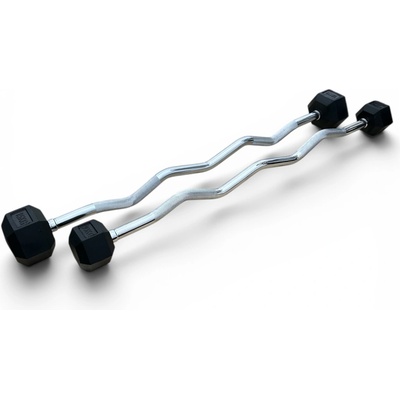 AMREP FITNESS HEX obojručná lomená EZ činka 30 kg