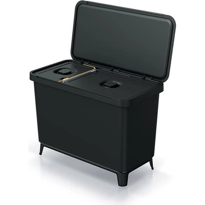 Keden Kôš odpadkový SYSTEMA čierny 1 x 10 l + 1 x 23 l