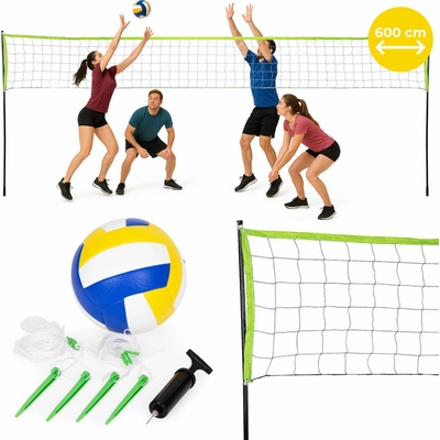 ModernHome VS-5.7X2.3 Volejbalová/badmintonová síť s rámem 600×242 cm – Zboží Dáma