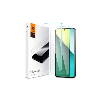 Spigen Tempered Glass GLAS. tR Slim for Xiaomi Redmi Note 13 Pro 5G/Poco X6 2 Pack (AGL08293)