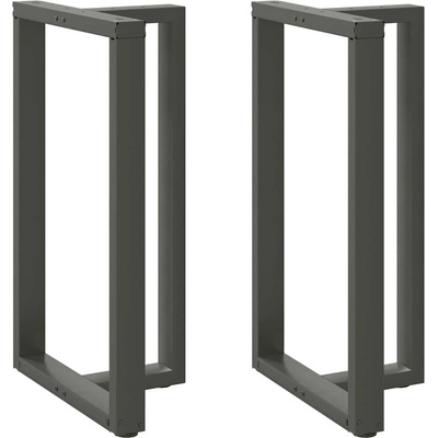 Omaxi 317544 Nohy barového stolu ve tvaru T 2 ks antracitové 60 x 35 x 100-101 cm ocel