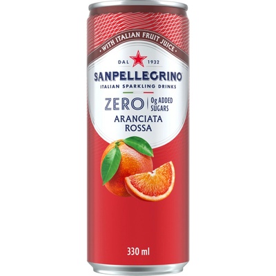 San Pellegrino Zero Aranciata Rossa 6 x 330 ml