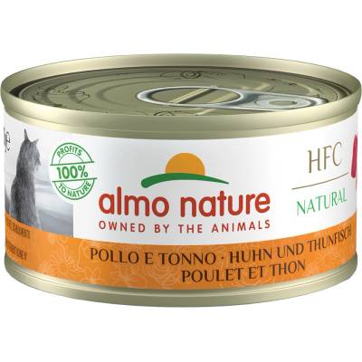 Almo Nature HFC Natural kuře a tuňák 6 x 70 g