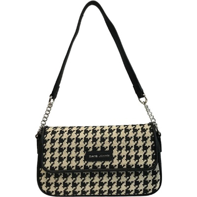David Jones kabelka černo 6849-3 black bílá