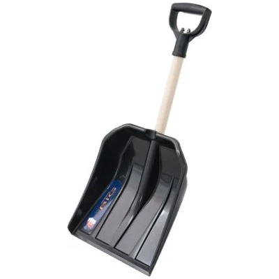 B I G Gardening Tools Гребло за сняг big eko30s 30см, къса дървена дръжка, пластмасово (5907778336490)