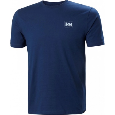 Helly Hansen pánske tričko F2F Organic Cotton Tee 2.0 modré