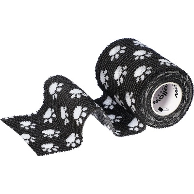 yellowSPORT Obvínadlo fixačné samodržiace 7,5 cm x 4,5 m čierne labky