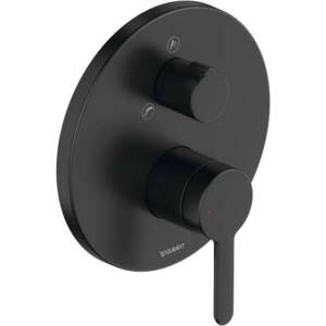 Duravit C. 1 - Кран за вана, скрит, за 2 контакта, матово черен C15210012046 (C15210012046)