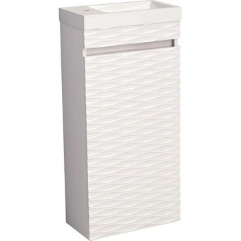 Inter Ceramic Долен шкаф за баня ICP 3979, Inter Ceramic, с умивалник, 79.5x21.5x39.5см (3979)