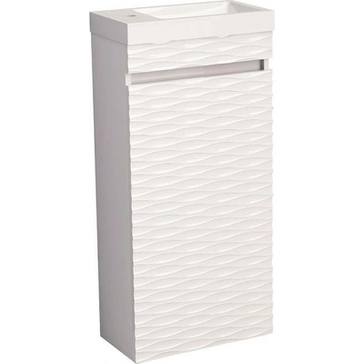 Inter Ceramic Долен шкаф за баня ICP 3979, Inter Ceramic, с умивалник, 79.5x21.5x39.5см (3979)