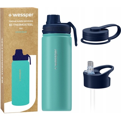 Wessper B3 THERMOSTEEL 500 ml ocean blue