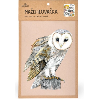Lesní svět Nažehlovačka M 030 - Sova pálená