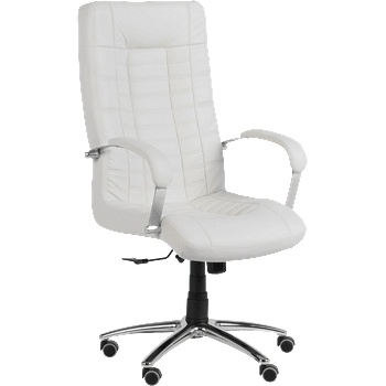 Carmen Президентски офис стол paris - бял (3520837_1)