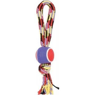 Zolux Tennis Ball Rope s rukojetí 40 cm