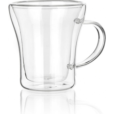 DOBLO Hrnek dvoustěnný skleněný 200 ml