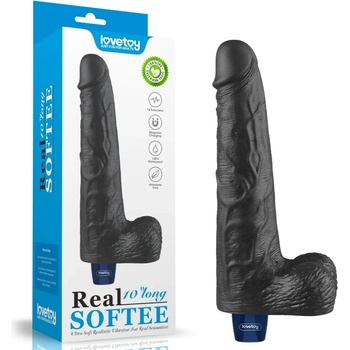 Image 1 of Пенис вибратор, реалистичен материал, 25, 3см. - Real Softee Rechargeable 7 (LVTOY00782)