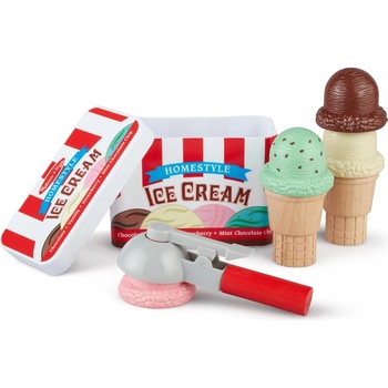 Melissa & Doug Игрален комплект Melissa & Doug - Scoop and Stack, Направи си сладолед (6074871)