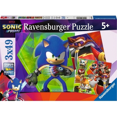 RAVENSBURGER Sonic Prime 3x49 dílků