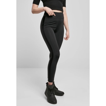 Urban Classics Дамски клин в черен цвят Urban Classics Ladies Highwaist Shiny Stripe Leggings UB-TB4556-00825 - Черен, размер S