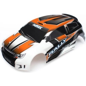 Traxxas каросерия оранжева, стикери: LaTrax Rally