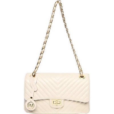 Roberta M dámska kožená kabelka RM2213 Beige