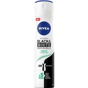 Nivea дезодорант дамски, Black & white, 150мл