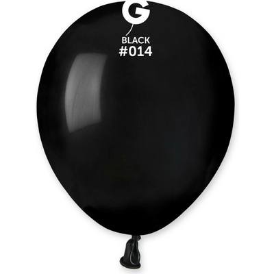 Svet balonku Balónik pastelový čierny 13 cm