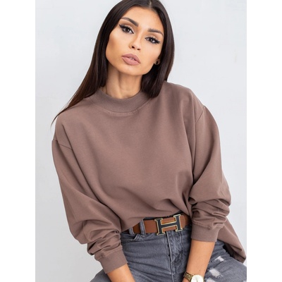 Basic Feel Good dámská basic mikina rv-bl-5185.92p-coffee hnědá