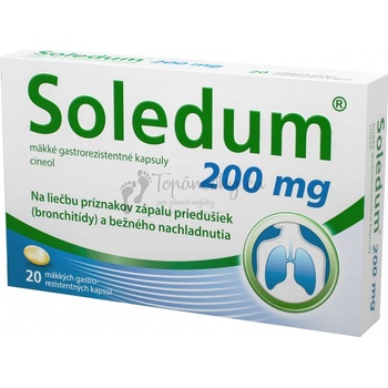 Soledum 200 mg mäkké gastrorezistentné kapsuly cps.enm. 20 x 200 mg