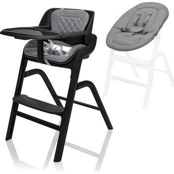 ZOPA Set židlička Inspira + novorozenecký set Berry Black