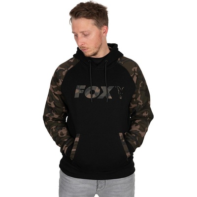 Fox Mikina Black Camo Raglan hoodie