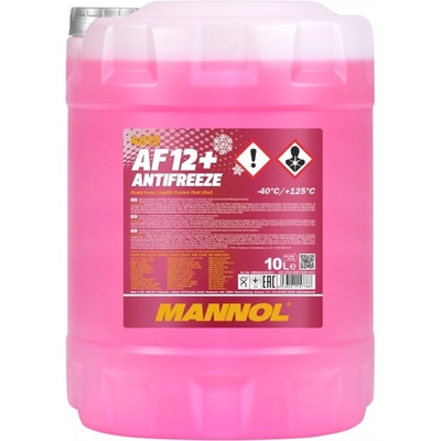 MANNOL Червен антифриз готов за употреба Mannol Antifreeze AF12+ (-40 °C) Longlife 4012 10 L (4012)