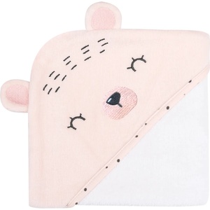 Kikkaboo Бебешка хавлия Kikkaboo - Bear with me, 90 х 90 сm, Pink (31104010059)
